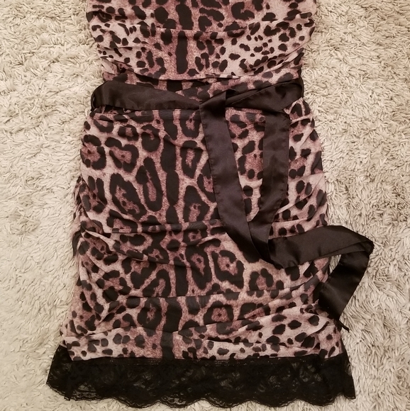 Leopard Print Lace Dress - Picture 3 of 5